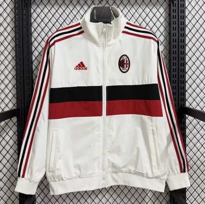 2526 AC milan retro version windbreaker jacket S-XXL